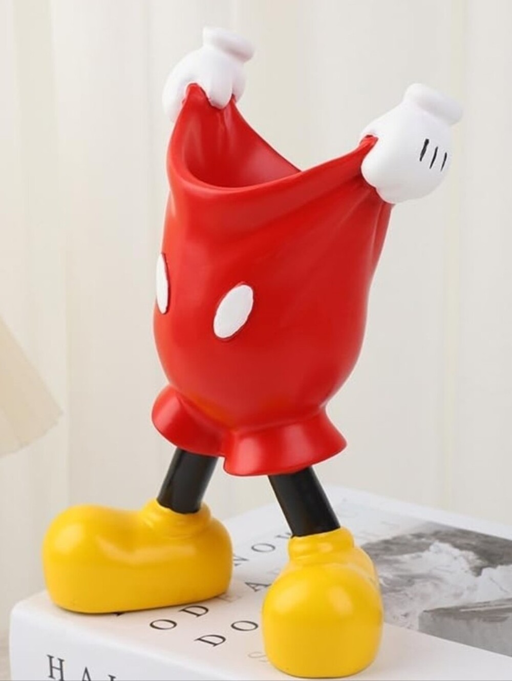 Mickey Mouse NWT Red Character Makeup Brush/Pen Holder